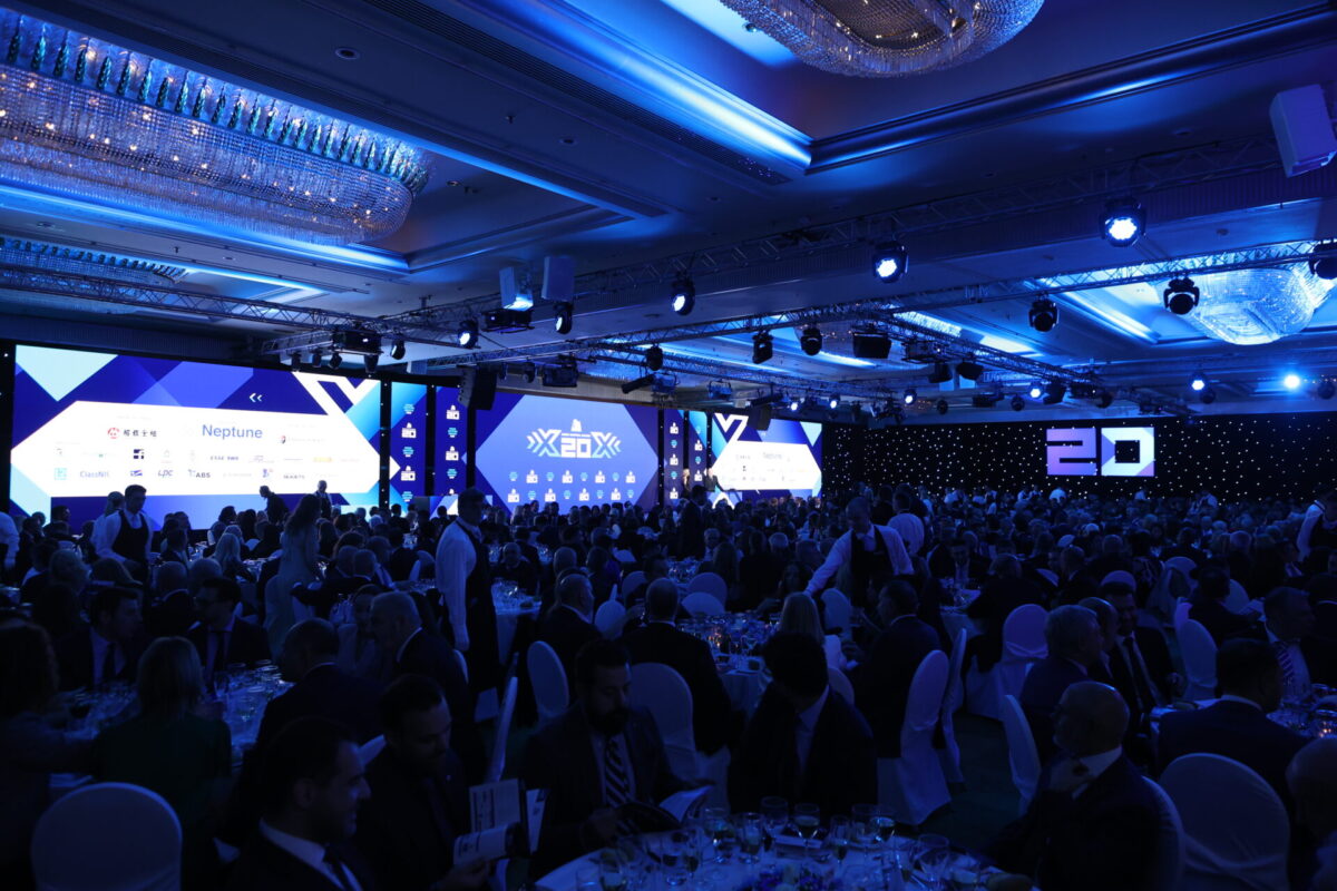 Over 1,100 guests celebrated the 20th Anniversary of the Greek Shipping Awards in 2023.