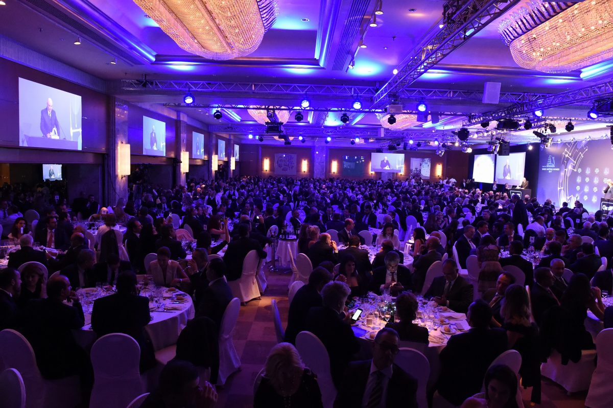A record 1,200 guests attended this year’s Greek Shipping Awards.